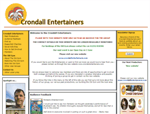 Tablet Screenshot of crondall.com